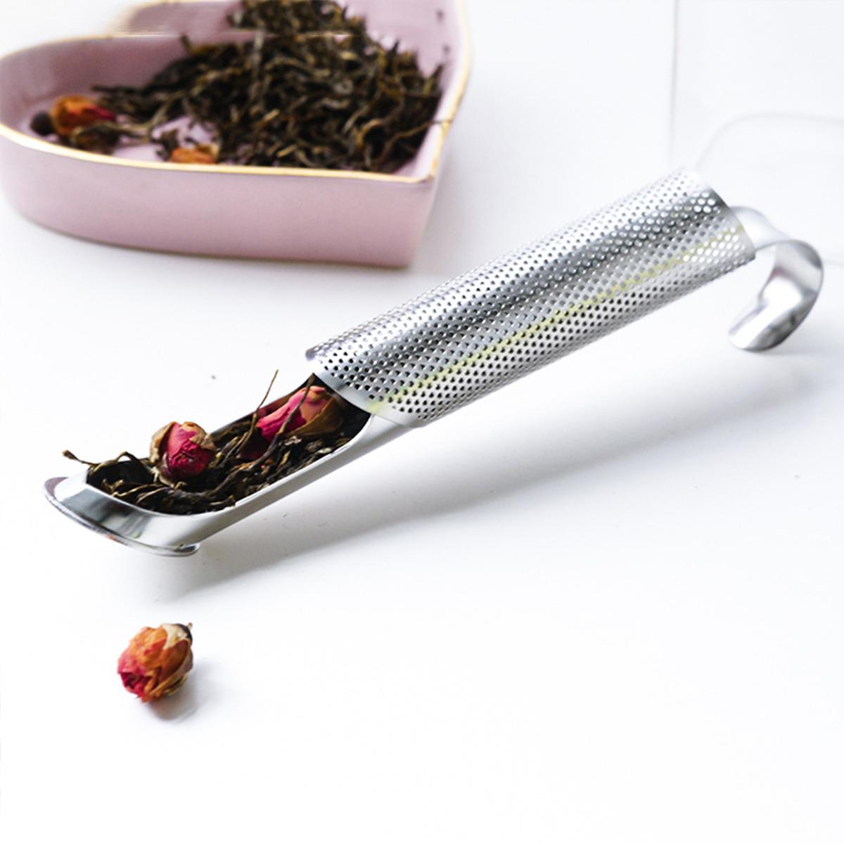 Picture of Stainless Steel Tea Infuser Creative Pipe Design Metal Tea Strainer for Mug Fancy Filter for Puer Tea Herb Tea Tools Accessories