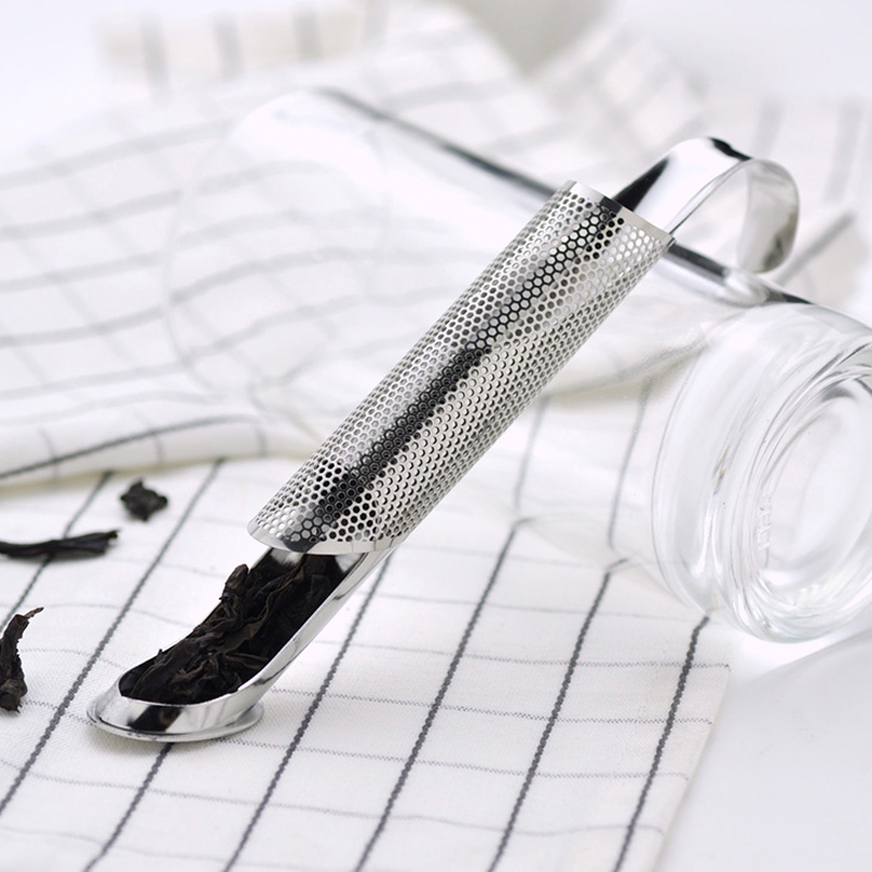 Picture of Stainless Steel Tea Infuser Creative Pipe Design Metal Tea Strainer for Mug Fancy Filter for Puer Tea Herb Tea Tools Accessories