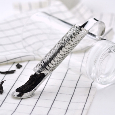 Picture of Stainless Steel Tea Infuser Creative Pipe Design Metal Tea Strainer for Mug Fancy Filter for Puer Tea Herb Tea Tools Accessories