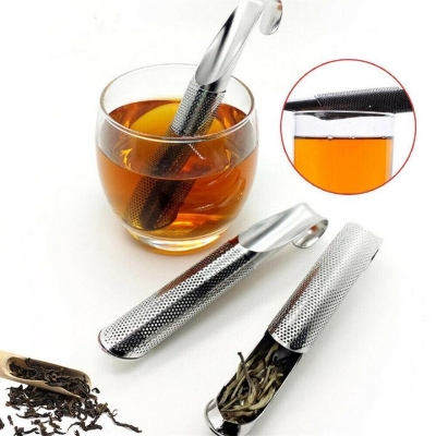 Picture of Stainless Steel Tea Infuser Creative Pipe Design Metal Tea Strainer for Mug Fancy Filter for Puer Tea Herb Tea Tools Accessories
