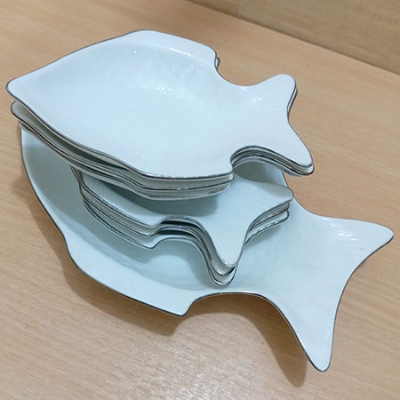 Picture of Excusive 7 Pcs Sweet Bowl Set Including Serving Dish , Oven Proof porcelain Ceramic Porcelain Snack Bowl Set,Ceramic Firni Set & bati, Soup & Firni Bati