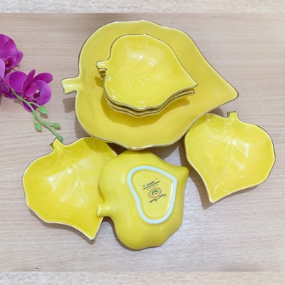 Picture of Excusive 7 Pcs Sweet Bowl Set Including Serving Dish , Oven Proof porcelain Ceramic Porcelain Snack Bowl Set,Ceramic Firni Set & bati, Soup & Firni Bati