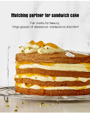 Picture of 1PC Double Line Cake Cut Slicer Adjustable Stainless Steel Device DIY Cake Decorating Mold Baking Bakeware Kitchen Cooking Tool