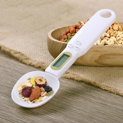 Picture of LCD Digital Measurement Adjustable Weighing Spoon Kitchen Scale Electronic Measuring Spoon G Coffee Powder Scale Baking Scale El