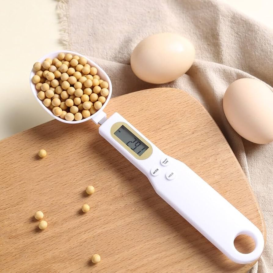 Picture of LCD Digital Measurement Adjustable Weighing Spoon Kitchen Scale Electronic Measuring Spoon G Coffee Powder Scale Baking Scale El