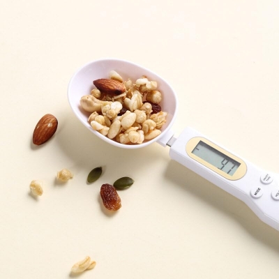 Picture of LCD Digital Measurement Adjustable Weighing Spoon Kitchen Scale Electronic Measuring Spoon G Coffee Powder Scale Baking Scale El