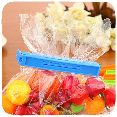 Picture of Lavish indulgent - 12 PCS Portable New Kitchen Storage Food Snack Seal Sealing Bag Clips Sealer Clamp Plastic Tool - Easy To maintain