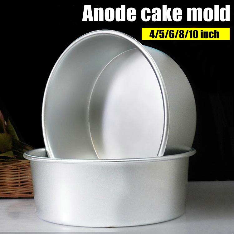 Picture of 6 inch Aluminum Chiffon Cake Mold Nonstick Food Cake Pan DIY Round Cake Bakeware Home Kitchen Baking Cake Mold Pan - Minimalistic Sophistication