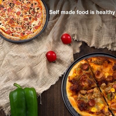 Picture of 4/7/9 Inch 3-pc suit Non-stick Bakeware, Carbon Steel Movable Bottom Lock Cake Mold, Round Baking Pan, Chiffon Baking Tool