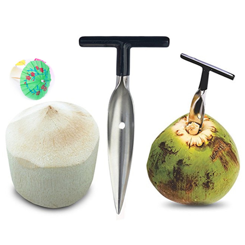 Picture of Coconut Opener For Fresh Green Coconut Water Open Tools Coconut Opener Tool Cut Gift Fruit Openers Kitchen Tools
