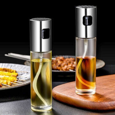 Picture of BBQ Vinegar Sprayer Cooking Tool Oil Spray Bottle Oil Dispensar Vinegar Bottle Olive Oil Glass Bottles Sprayer - Minimalistic Sophistication