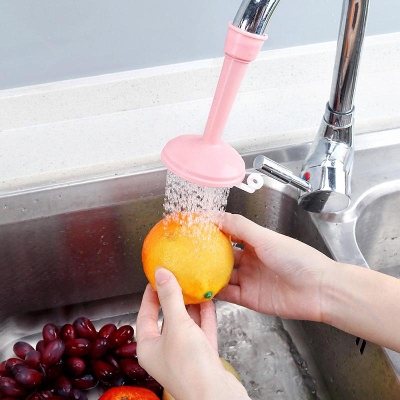 Picture of 1pc Silicone Faucet Extender koler matha for Kids Kitchen Nozzle Tap Filter Water-saving Shower Rotating Spray Water Tapbathroom Accessories