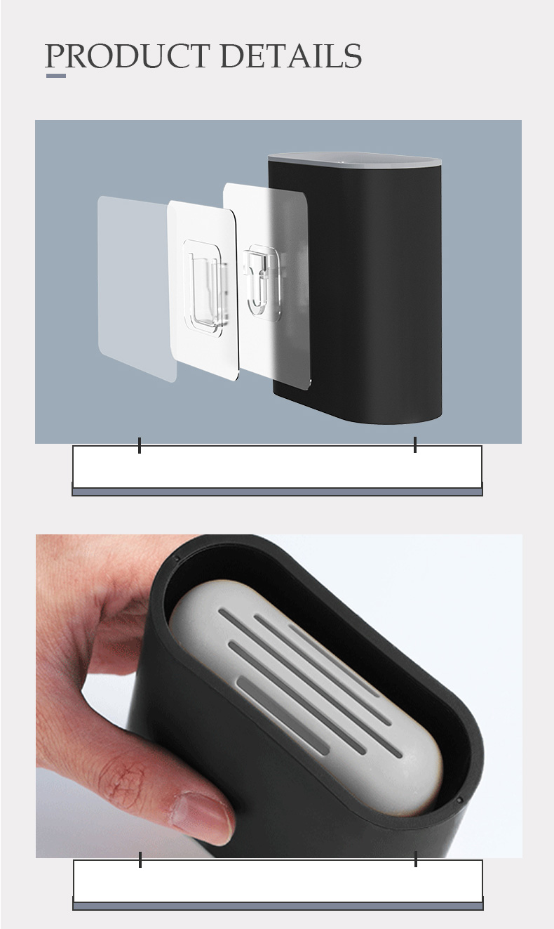 Picture of toilet cleaning brush Water leak proof with silicone base toilet flat head flexible soft with quick drying holder set - Minimalistic Sophistication