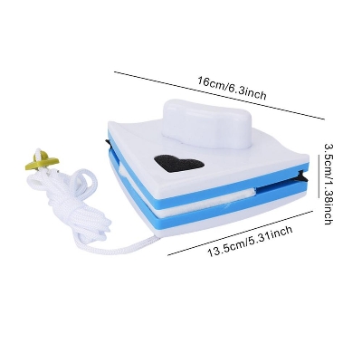 Picture of গৃহস্থালীর ধোয়ার জন্য দরকারী চৌম্বকীয় উইন্ডো ক্লিনার ওয়াইপার গ্লাস ব্রাশ টুল ডাবল সাইড চৌম্বকীয় ব্রাশ উইন্ডো গ্লাস ব্রাশ - glass cleaner