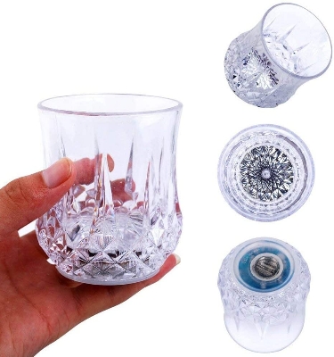 Picture of Creative Light Up LED jusse glass Automatic Flashing Drinking Cup Mugs Color Changing Party Supplie