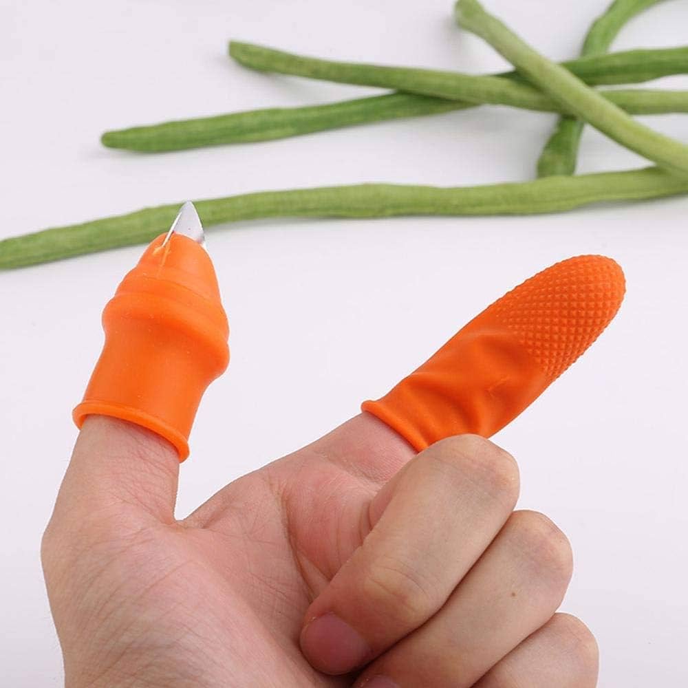 Picture of Finger Tool Multifunction Kitchen Cutter Vegetables Separator Thumb Cutter Gardening Tools Pruning Shears Garden Picking Plant