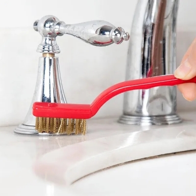 Picture of 3Pcs/Set 7 inches Stainless Steel Brush Brass Cleaning Brush Polishing Rust Remover Metal Wire Brush Cleaning Tool Family