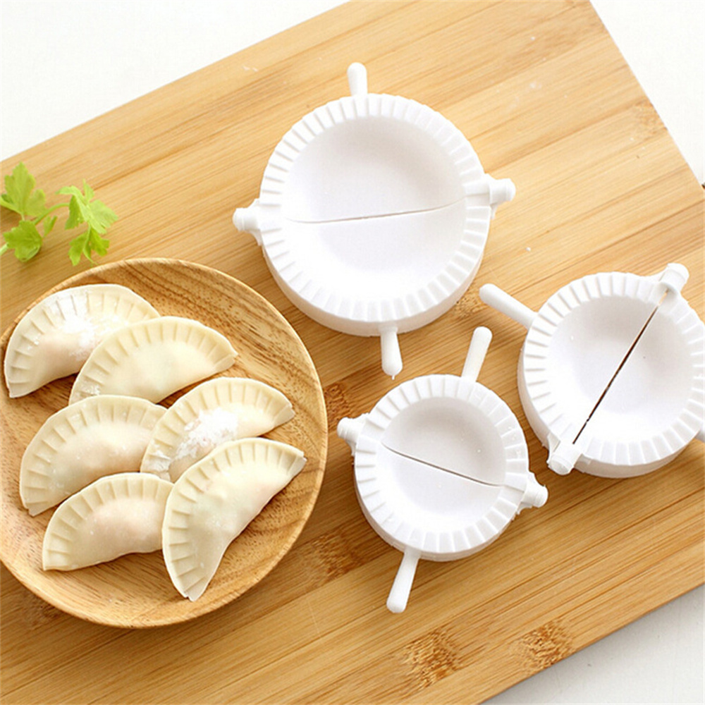 Picture of Dumpling Mold Dough Press Gadgets 3pcs/set DIY Plastic  Cooking Dumplings Easily Ravioli Maker Jiaozi Maker Gadget Kichen Tool