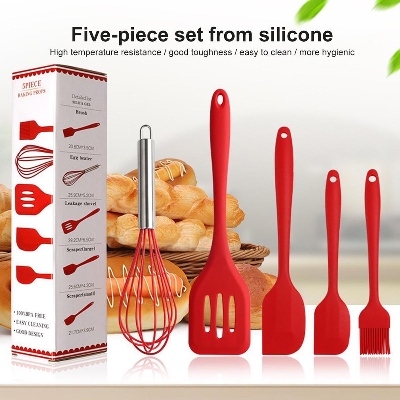 Picture of 5Pcs/Set Silicone Cooking Utensils Sets