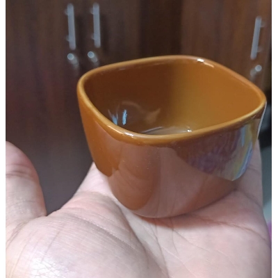 Picture of Refined Taste - Square Ceramic sause Mini Dipping Dish Sashimi Sushi Soy Sauce Dishes Home Desktop Snack Plates - Durabilty Assured