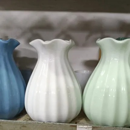 Picture of Vase Decoration Home  Ceramic Flower Pot Flower Basket Nordic Decorative Flower Vase Wedding Decor