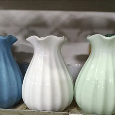 Picture of Vase Decoration Home  Ceramic Flower Pot Flower Basket Nordic Decorative Flower Vase Wedding Decor