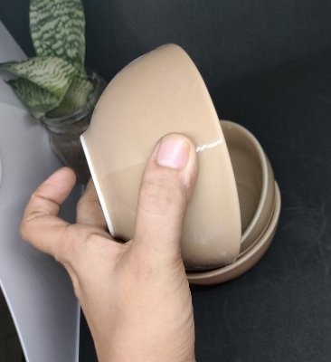 Picture of Ceramic Rice Bowl 3.5/4.5 Inch Japanese Style Large Soup Bowl Under Glaze Color Simple  Household Ramen Noodles Bowl Tableware