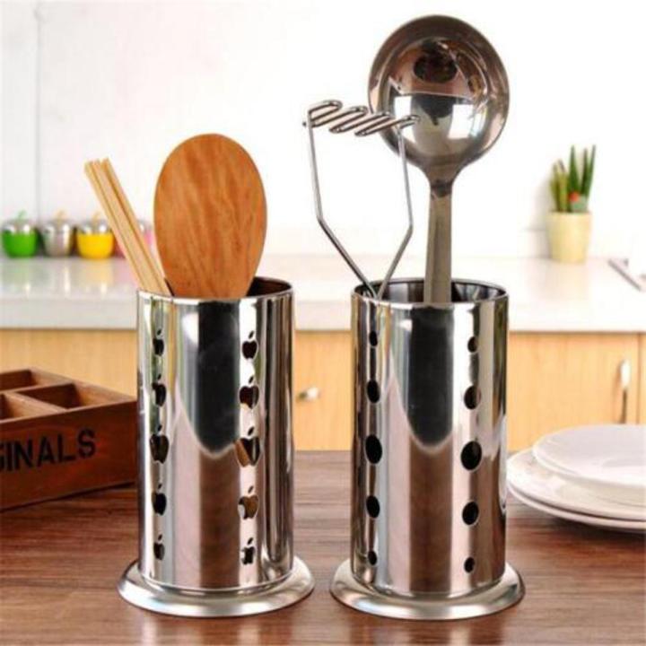 Picture of Cutlery Drain Rack Organizer Spoon Fork Chopstick Storage Holder Stainless Steel Household Kitchen Tableware Storage Holder Box