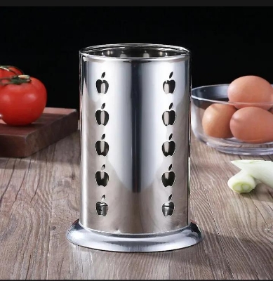 Picture of Cutlery Drain Rack Organizer Spoon Fork Chopstick Storage Holder Stainless Steel Household Kitchen Tableware Storage Holder Box