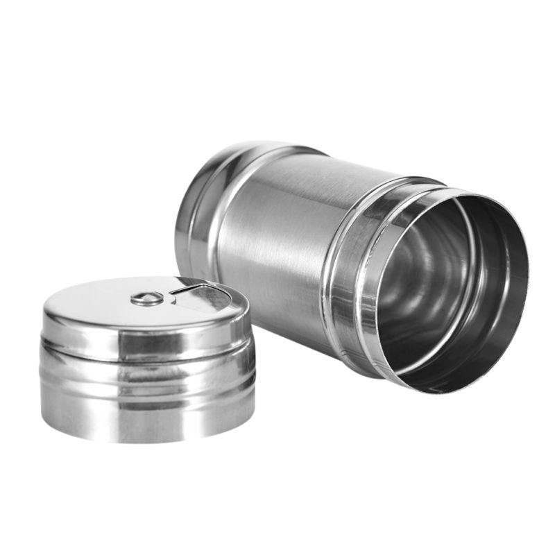Picture of 1pcs Stainless Steel Salt Pepper Shaker Portable Home Travel Seasoning Shaker Kitchen Condiment Box Cooking Seasoning Bottle