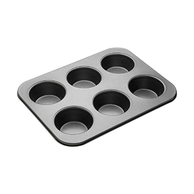 Picture of 6 Cup Cupcake Pan Muffin Tray Cupcake Mold Muffin Pan Carbon Steel Baking Pan Non Stick Bakeware Biscuit Pan Microwave Cake