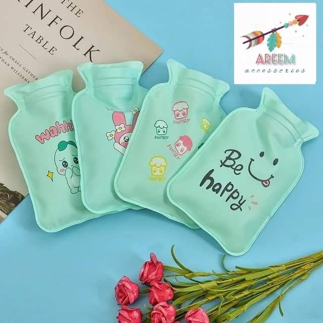 Picture of Cartoon Cute Mini Hot Water Bottles Water Filled Small Portable Explosion-proof Winter Hand Warming Water Bag Household Supplies