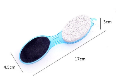 Picture of foot scruber 1PC Foot Care Tool 4in1 Foot Pumice Stone Dead Skin Remover Brush Pedicure Grinding Tool Random Color