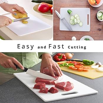 Picture of Cutting Board Non-slip Vegetable Fruit Chopping Board Durable PP