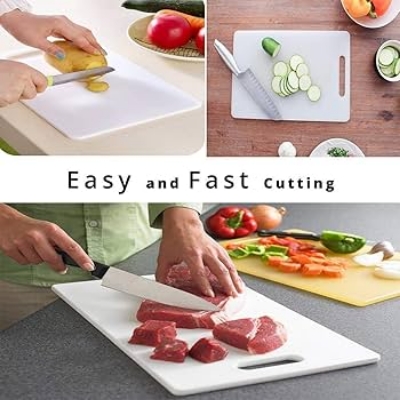 Picture of Cutting Board Non-slip Vegetable Fruit Chopping Board Durable PP