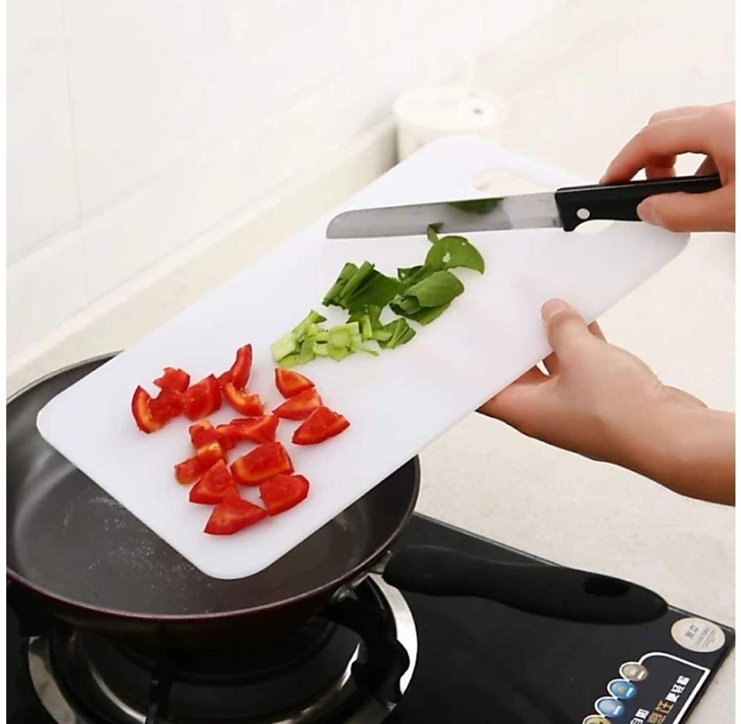 Picture of Cutting Board Non-slip Vegetable Fruit Chopping Board Durable PP