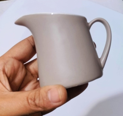 Picture of Sugar Creamer Milk Pots Pitcher Ceramics Seasoning Jar Creamer Container  coffee syrup sause gravy  serving Cup Tableware White Kitchen Tools