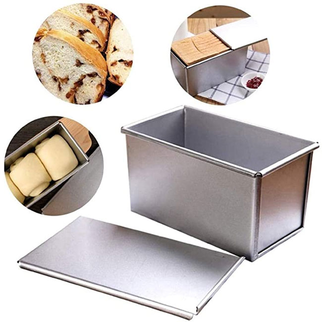 Picture of 5 /7/10  inch Rectangular Shape Bread Mold / Pound Cake Mold With Lid