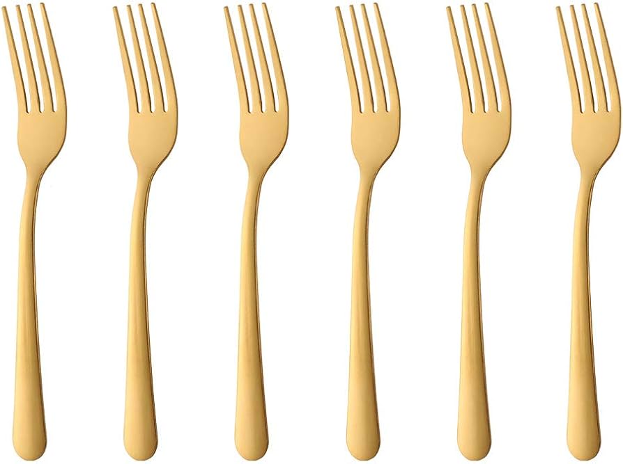 Picture of Newfangled - Stainless Steel Fork Spoon set Ceramic Desing With Plastic Handel ( 6 Pcs set) - Kitchen & Dining - Modern and Trendy