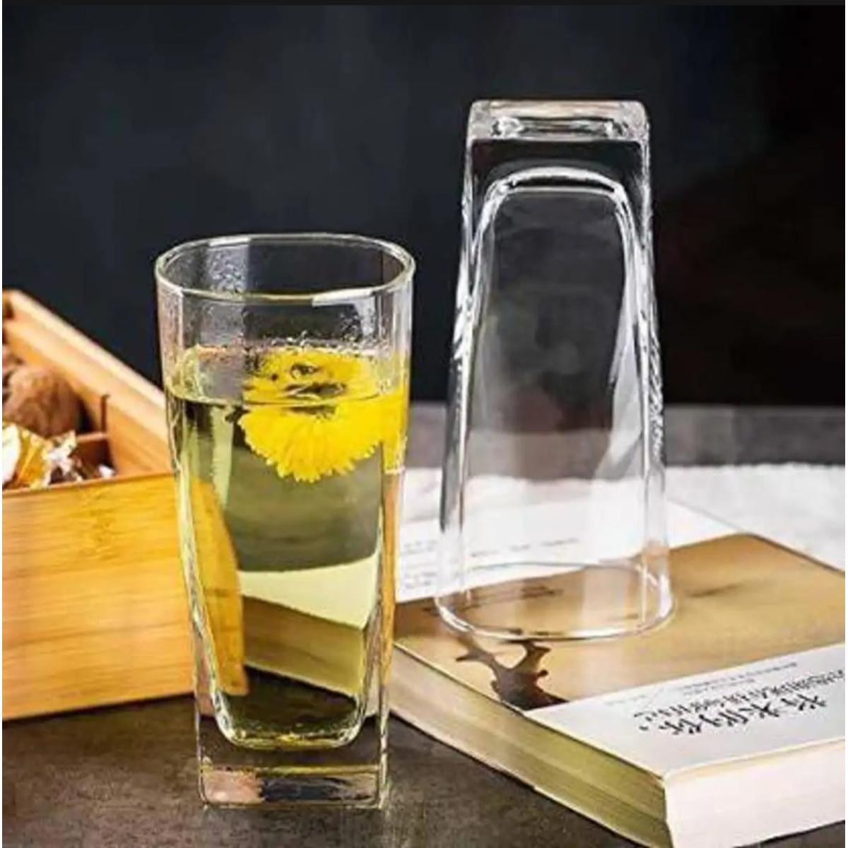 Picture of water glass Crystal Clear Drinking Glass Set 6 Pieces OLiLA W016