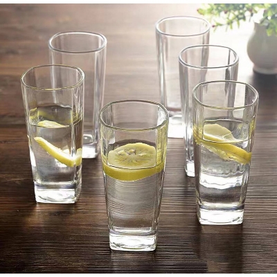 Picture of water glass Crystal Clear Drinking Glass Set 6 Pieces OLiLA W016
