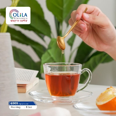 Picture of 1 Pcs Tea Cup and Saucer 4 kuna  / angle