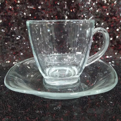 Picture of 1 Pcs Tea Cup and Saucer 4 kuna  / angle
