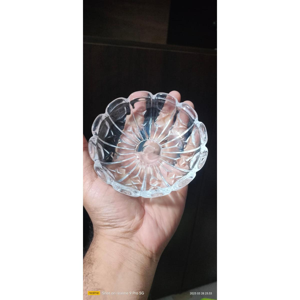 Picture of 1 Pcs Crystal Glass Firni Bati ,dipping Bowl sause bowl