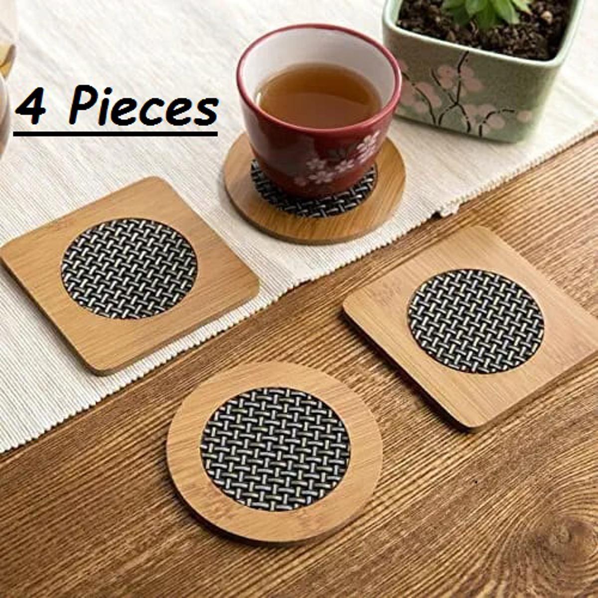 Picture of Dinning Table Mat/Wooden Nonslip Heat Pad For Kitchen round