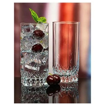 Picture of clear water glass 6 pis