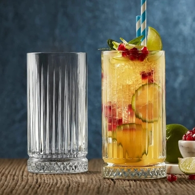 Picture of clear water glass 6 pis