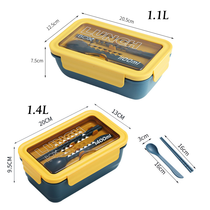 Picture of Portable Leak-Proof Lunch Box - 850ml Capacity, Eco-Friendly Design-Generous 850ml capacity-Comes in two parts - Minimalistic Sophistication