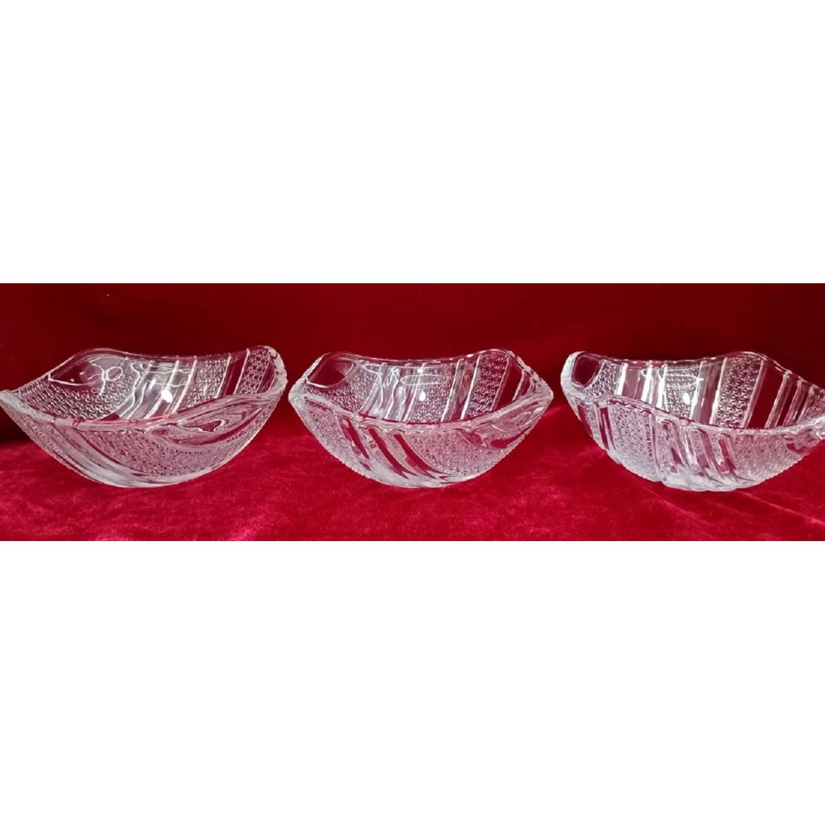 Picture of Glass Firni Set 6 Pcs Crystal  & Bati Set, Bow Set 6 pcs - Soup & Firni Bati - MNB142
