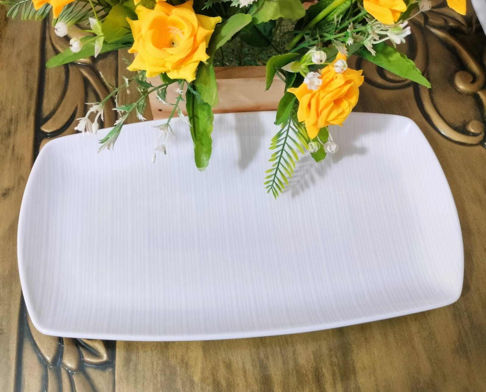 Picture of Rice dish 14/8"  ceramic salad sanacks fish salad serving dish kabab tray